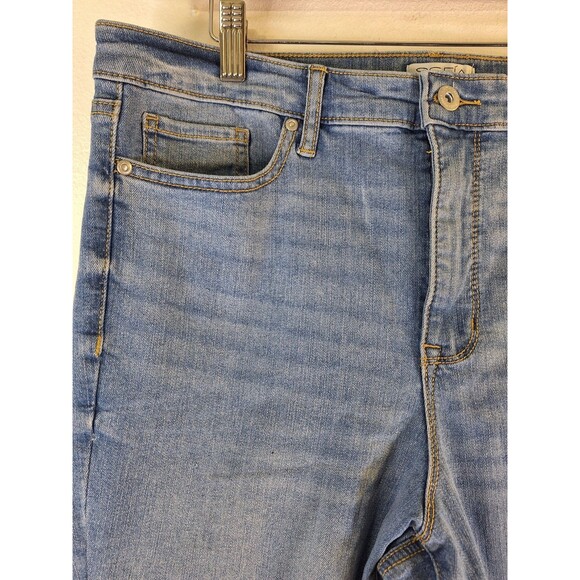 SOFIA VERGARA Melisa Flare Jeans Women's Sz 14 Short Stretch Bohemian Hippie 70s - Picture 7 of 14